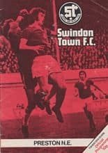Swindon Town v Preston North End 08-Nov-1975