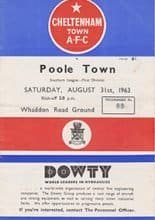 Cheltenham Town v Poole Town 31-Aug-1963