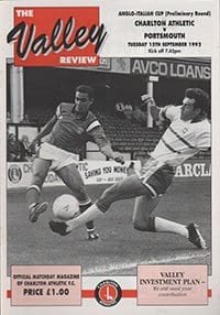 Charlton Athletic v Portsmouth 15-Sep-1992