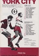 York City v Portsmouth 16-Aug-1975