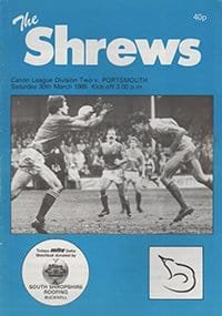 Shrewsbury Town v Portsmouth 30-Mar-1985