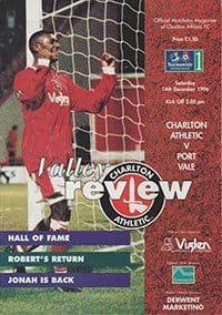 Charlton Athletic v Port Vale 14-Dec-1996