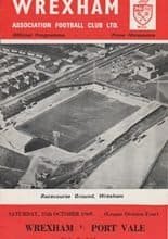 Wrexham v Port Vale 25-Oct-1969