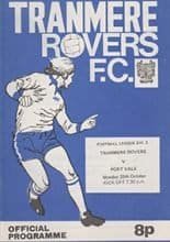 Tranmere Rovers v Port Vale 25-Oct-1976