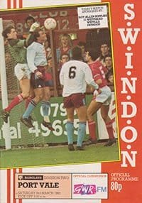 Swindon Town v Port Vale 03-Mar-1990