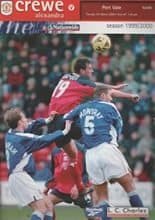 Crewe Alexandra v Port Vale 07-Mar-2000