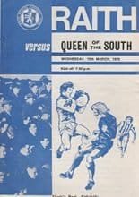 Raith Rovers v Queen of the South 10-Mar-1976