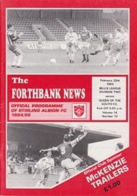 Stirling Albion v Queen of the South 25-Feb-1995