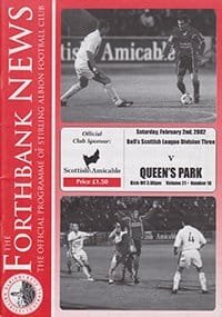 Stirling Albion v Queen's Park 02-Feb-2002