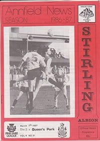 Stirling Albion v Queen's Park 07-Mar-1987