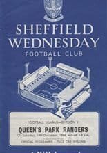 Sheffield Wednesday v Queens Park Rangers 14-Dec-1968