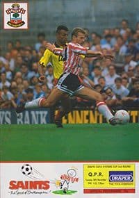 Southampton v Queens Park Rangers 20-Nov-1990