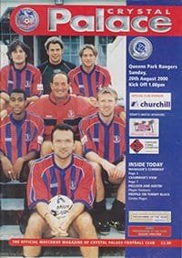 Crystal Palace v Queens Park Rangers 20-Aug-2000