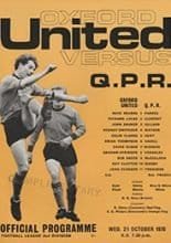Oxford United v Queens Park Rangers 21-Oct-1970