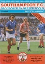 Southampton v Queens Park Rangers 29-Aug-1987