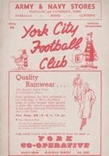 York City v Queens Park Rangers 07-Sep-1959