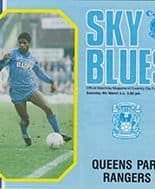 Coventry City v Queens Park Rangers 09-Mar-1985