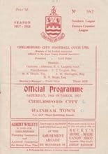 Chelmsford City v Rainham Town 19-Oct-1957