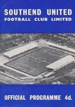 Southend United v Reading 20-Aug-1962