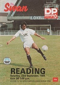 Swansea City v Reading 23-Sep-1989