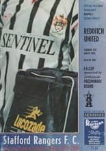 Stafford Rangers v Redditch United 31-Aug-1996