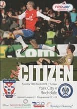 York City v Rochdale 12-Mar-2013