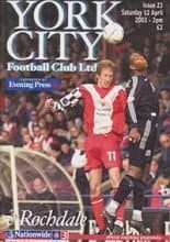 York City v Rochdale 12-Apr-2003