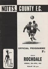 Notts County v Rochdale 28-Apr-1969