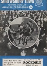 Shrewsbury Town v Rochdale 31-Jan-1970