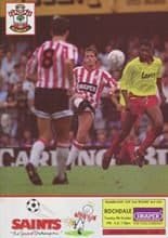 Southampton v Rochdale 09-Oct-1990
