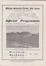 Wrexham v Rochdale 09-Sep-1961