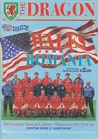 Wales v Romania 17-Nov-1993