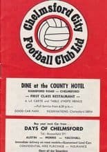 Chelmsford City v Romford 18-Oct-1971