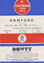 Cheltenham Town v Romford 06-May-1967
