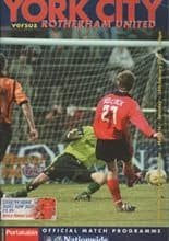 York City v Rotherham United 12-Feb-2000
