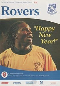 Tranmere Rovers v Rotherham United 01-Jan-2007