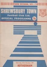 Shrewsbury Town v Rotherham United 23-Oct-1971