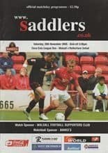 Walsall v Rotherham United 26-Nov-2005