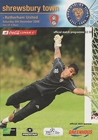 Shrewsbury Town v Rotherham United 06-Dec-2008
