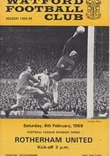Watford v Rotherham United 08-Feb-1969