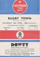 Cheltenham Town v Rugby Town 16-Apr-1966