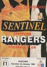 Stafford Rangers v Runcorn 01-Jan-1994