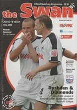 Swansea City v Rushden & Diamonds 25-Sep-2004