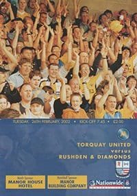 Torquay United v Rushden & Diamonds 26-Feb-2002