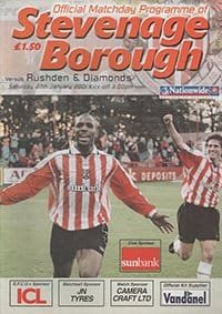 Stevenage Borough v Rushden & Diamonds 27-Jan-2001