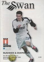 Swansea City v Rushden & Diamonds 08-Nov-2003