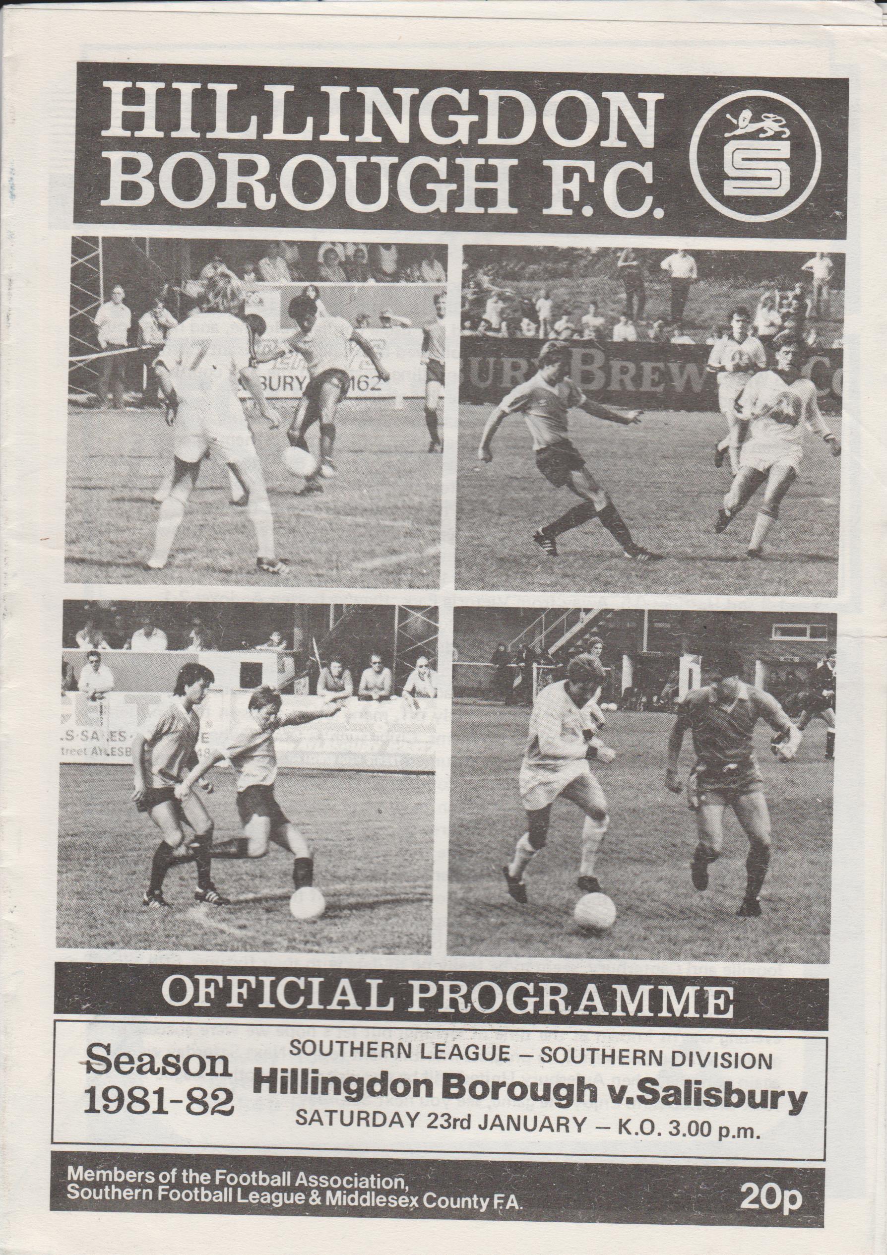 Hillingdon Borough v Salisbury City  23-Jan-1982