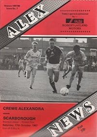 Crewe Alexandra v Scarborough 17-Oct-1987