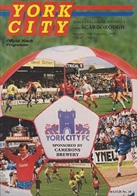 York City v Scarborough 24-Feb-1990