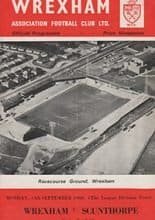 Wrexham v Scunthorpe United 15-Sep-1969